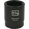 Dynamic 1/2" Drive Standard Socket, Black Phosphate, Tools 1/2" Drive 6 Point SAE, 1-1/8" Standard Length D014336 - alternate 1